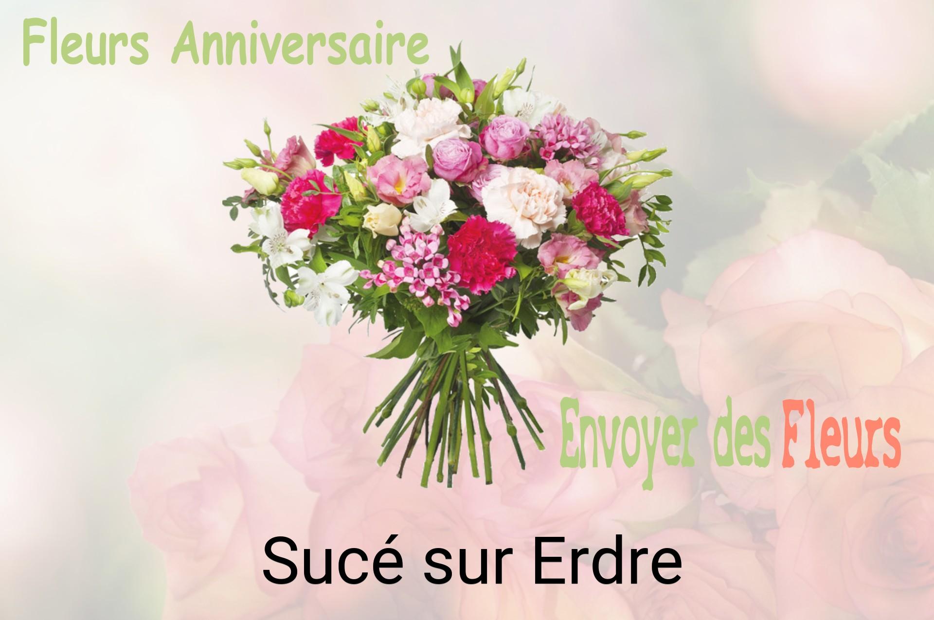 Bouquet de fleurs d’anniversaire livré à Sucé-sur-Erdre